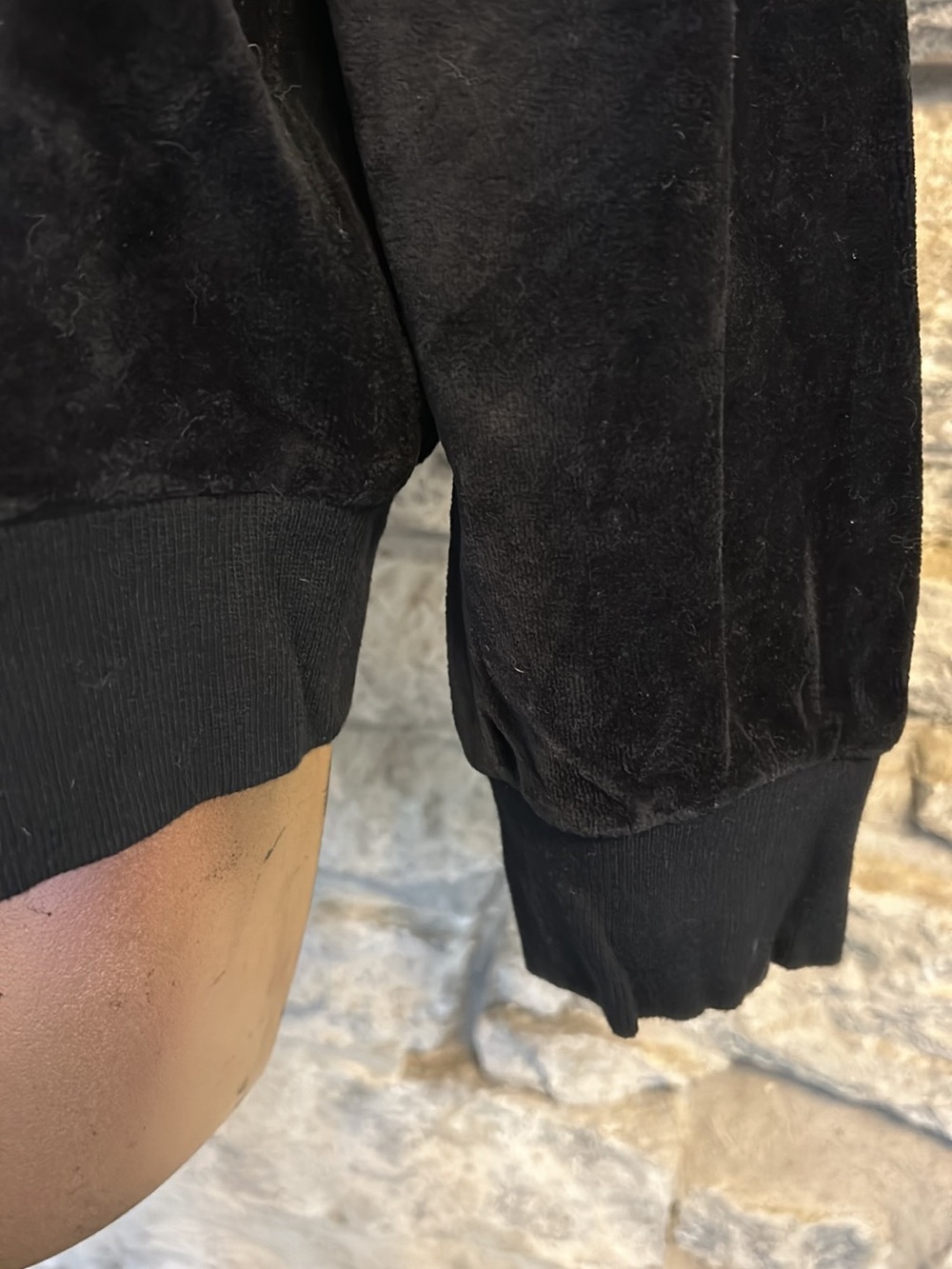 Velour Bomber Jacket - Picture 4 of 7